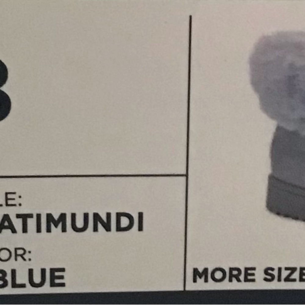 Blue Fur-Lined Boots - Picture 6 of 7